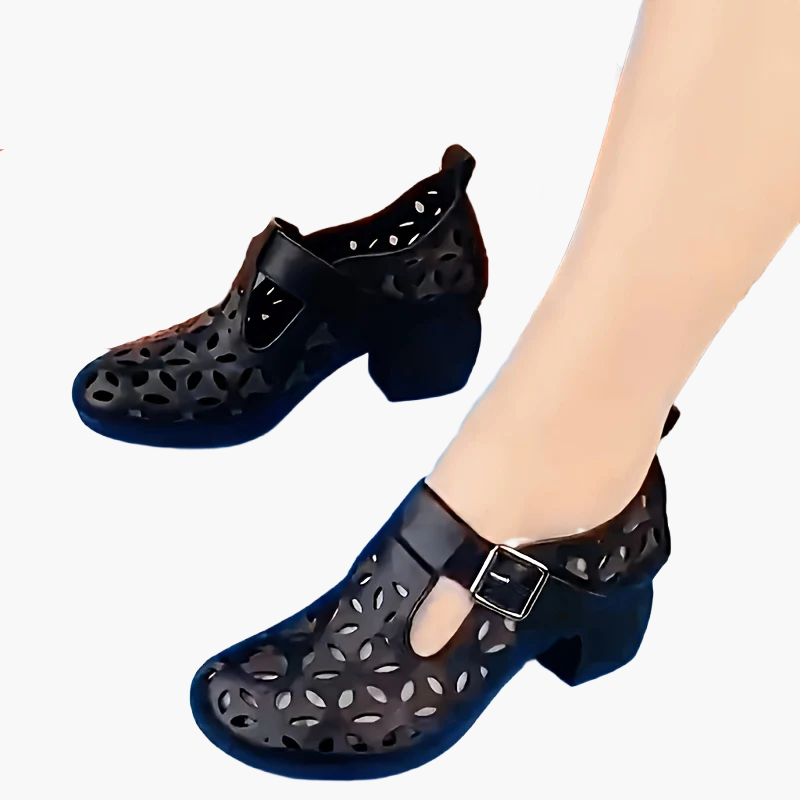 Scarpe Mary Jane con tacco a blocco da donna - Stile alla moda e comfort quotidiano
