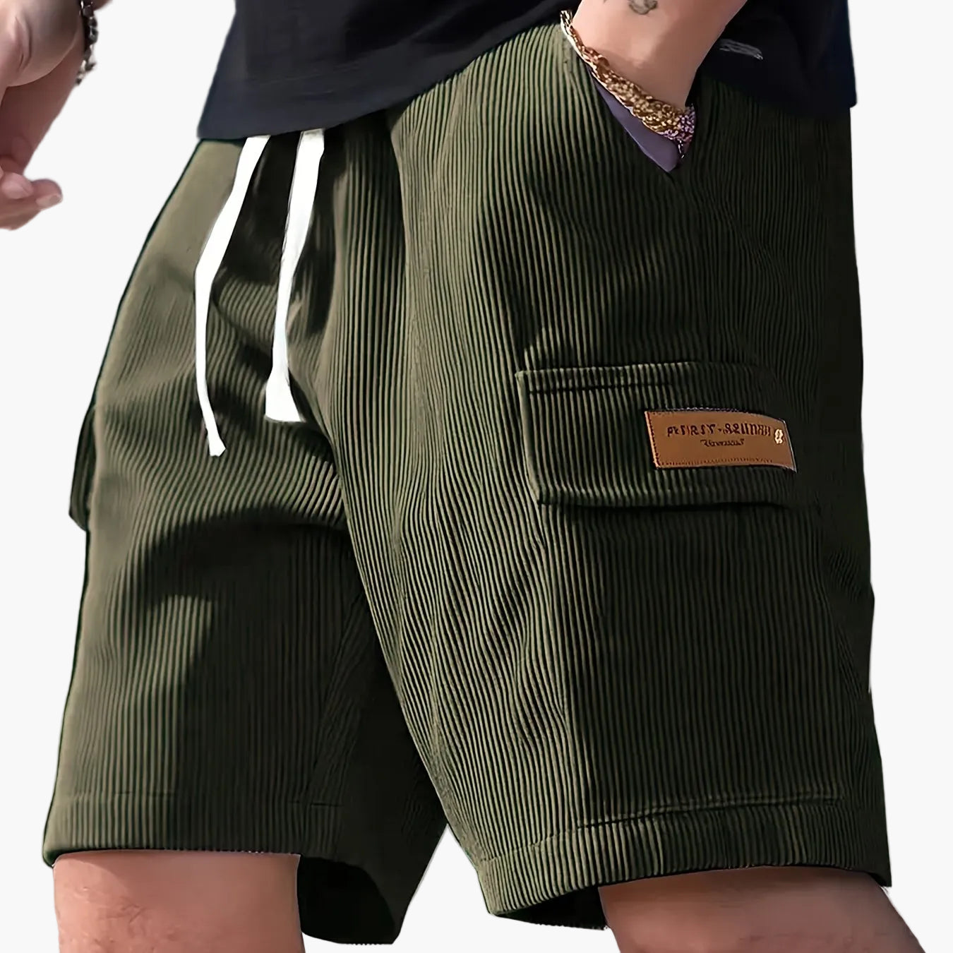 Short casual uomo stile urbano per uso quotidiano e tempo libero