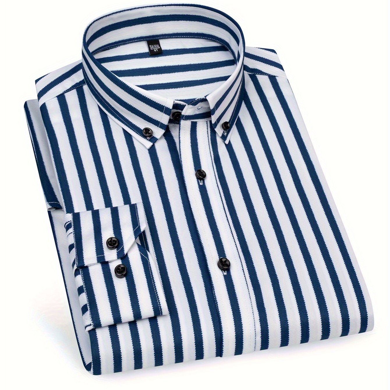 Chemise à rayures style décontracté pour homme – Idéale pour sorties et occasions décontractées