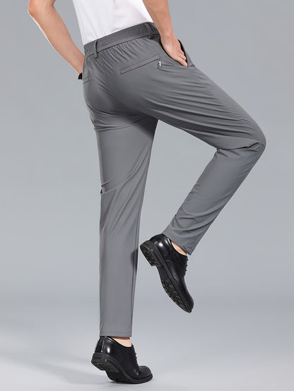 Pantalon de costume extensible pour homme style business – Confort ultime pour bureau et occasions formelles