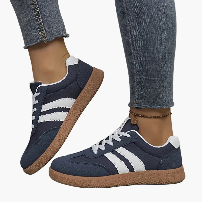 Baskets décontractées pour femme style rétro – Sneakers urbaines tendance