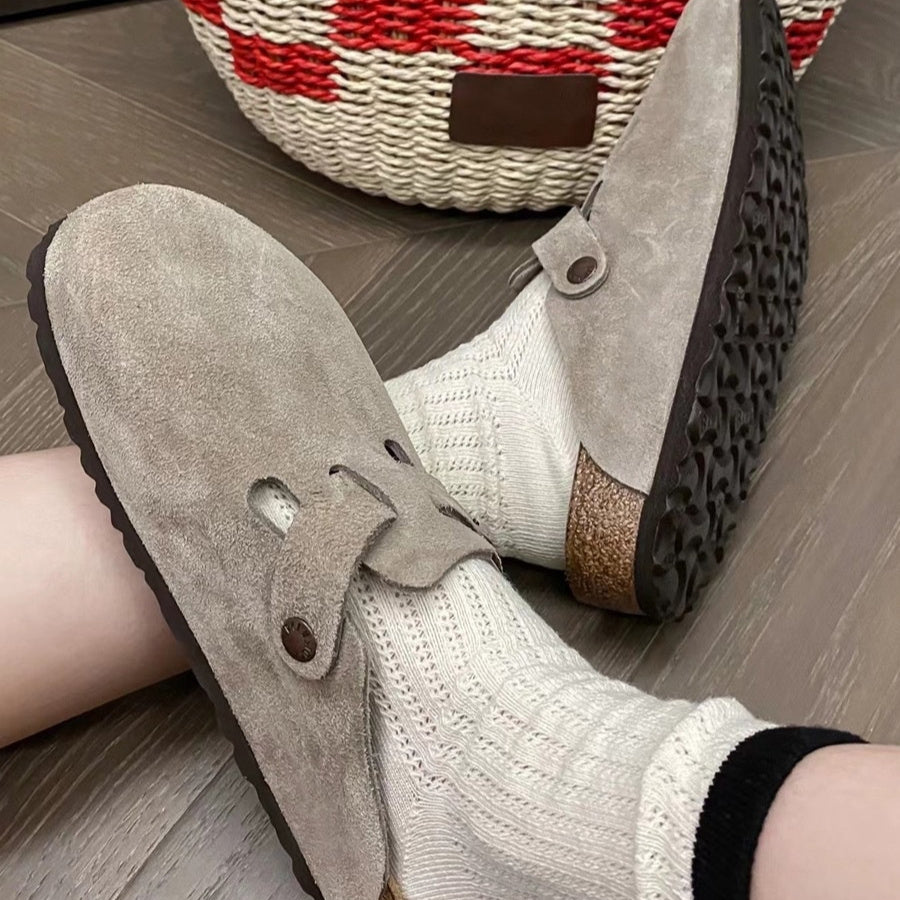 Ruby – Zapatillas cerradas retro francesas