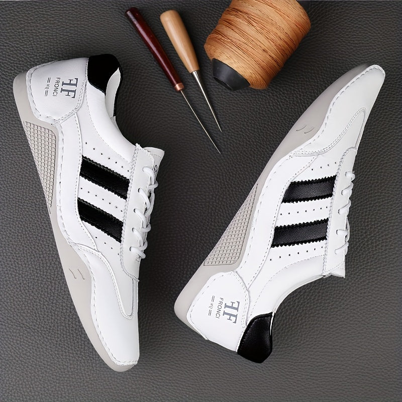 Sneakers décontractées homme style urbain à lacets pour loisirs et ville