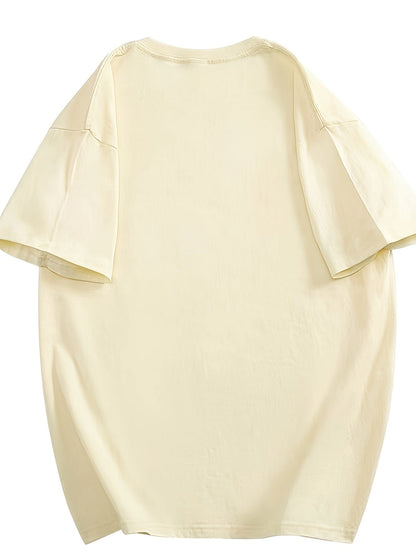 T-shirt basique à manches courtes style décontracté pour femme
