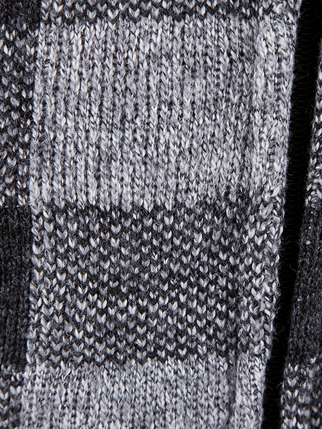 Cardigan Homme à Capuche Carreaux Marron Noir Fermeture Éclair Doublure Chaude