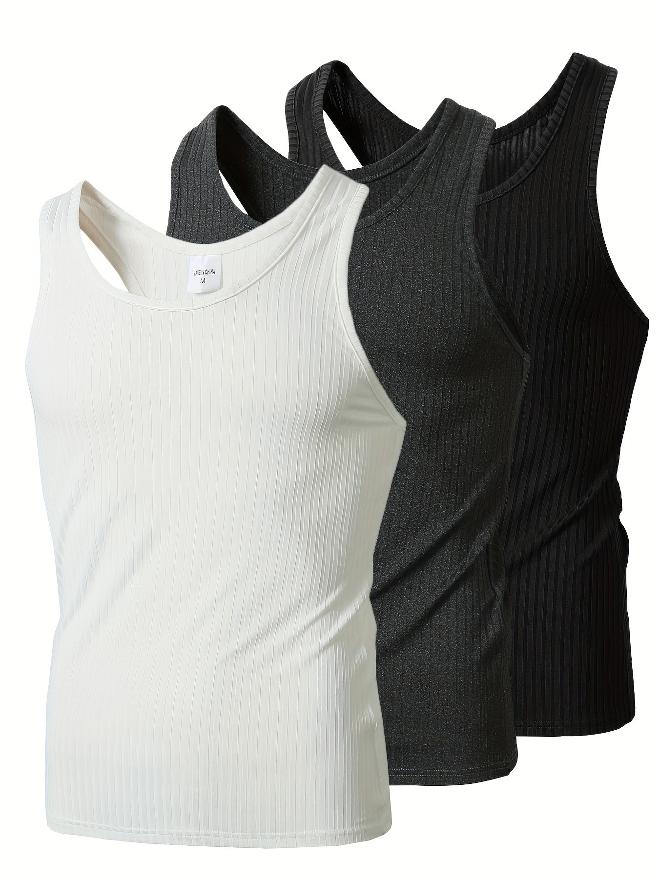 Herren Sport Tanktop vielseitiger Stil – 3er Pack – Komfort und Trend