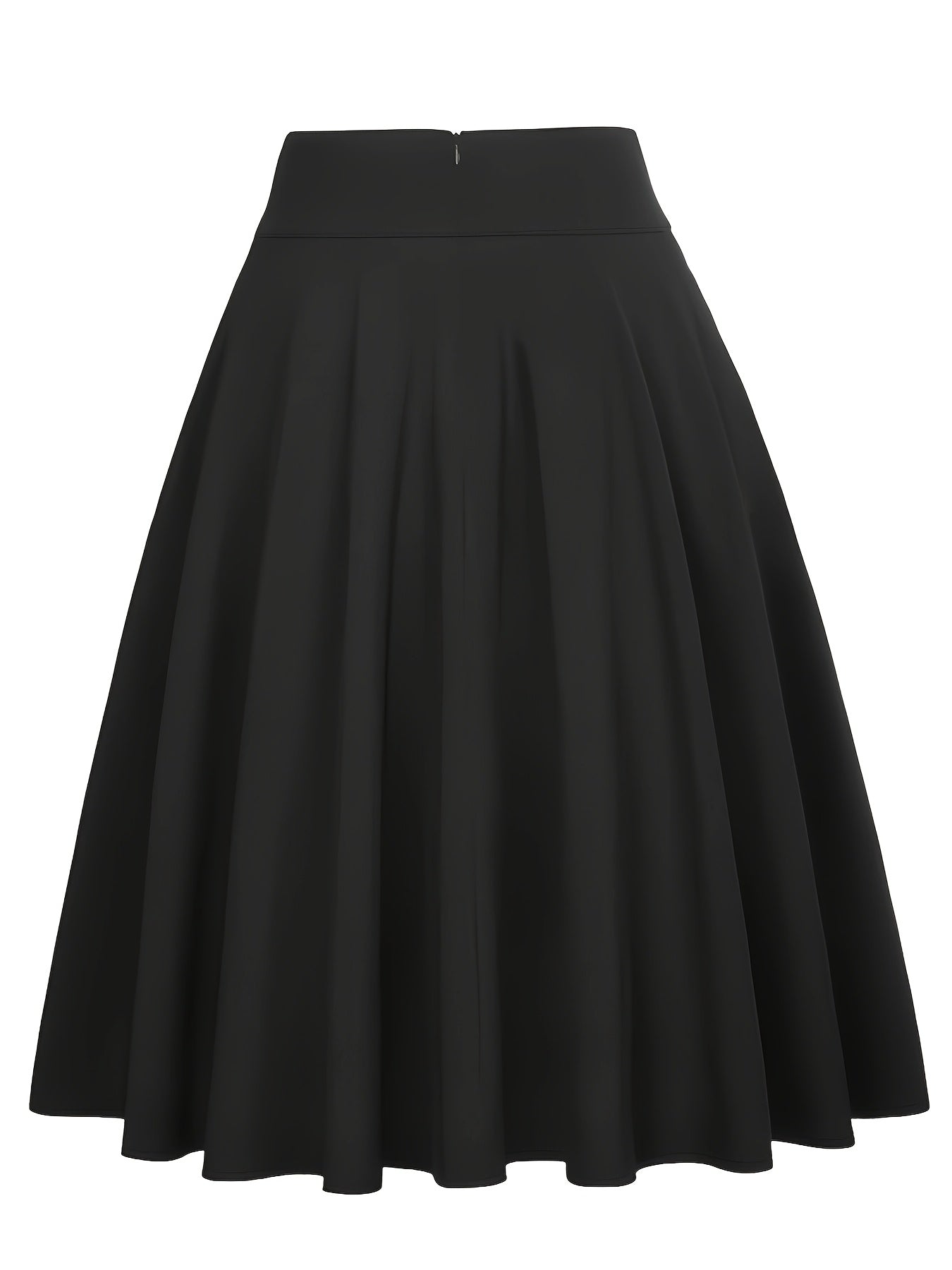 Falda skater para mujer elegante de talle alto con cinturón anudado – Estilo sofisticado para todas las ocasiones