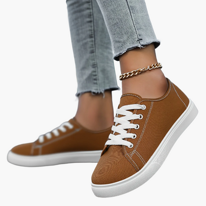 Baskets basses décontractées pour femme style urbain polyvalent