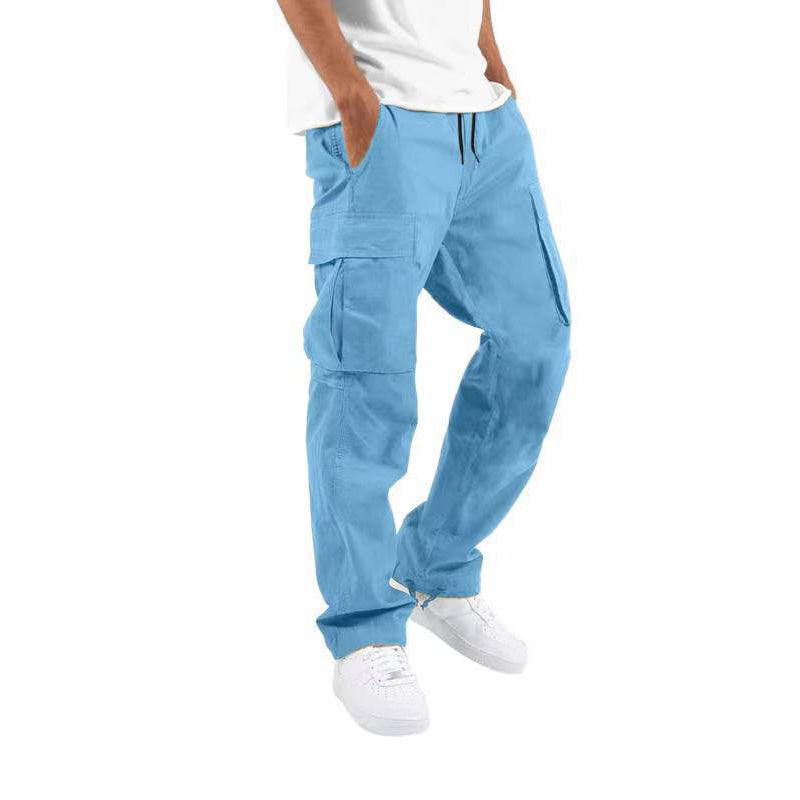 Pantalon cargo homme coupe droite style urbain et fonctionnel