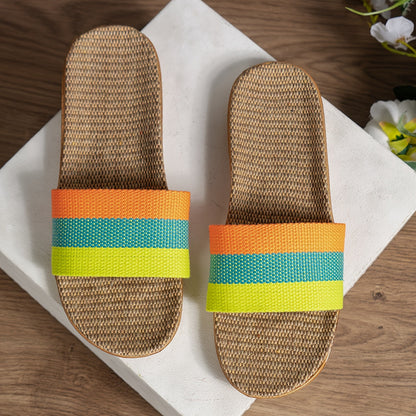 Avslappnade slip-on-sandaler för kvinnor i sommarstil