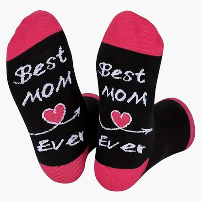 Women's novelty socks – Best mom – Original gift for Mother's Day or birthday