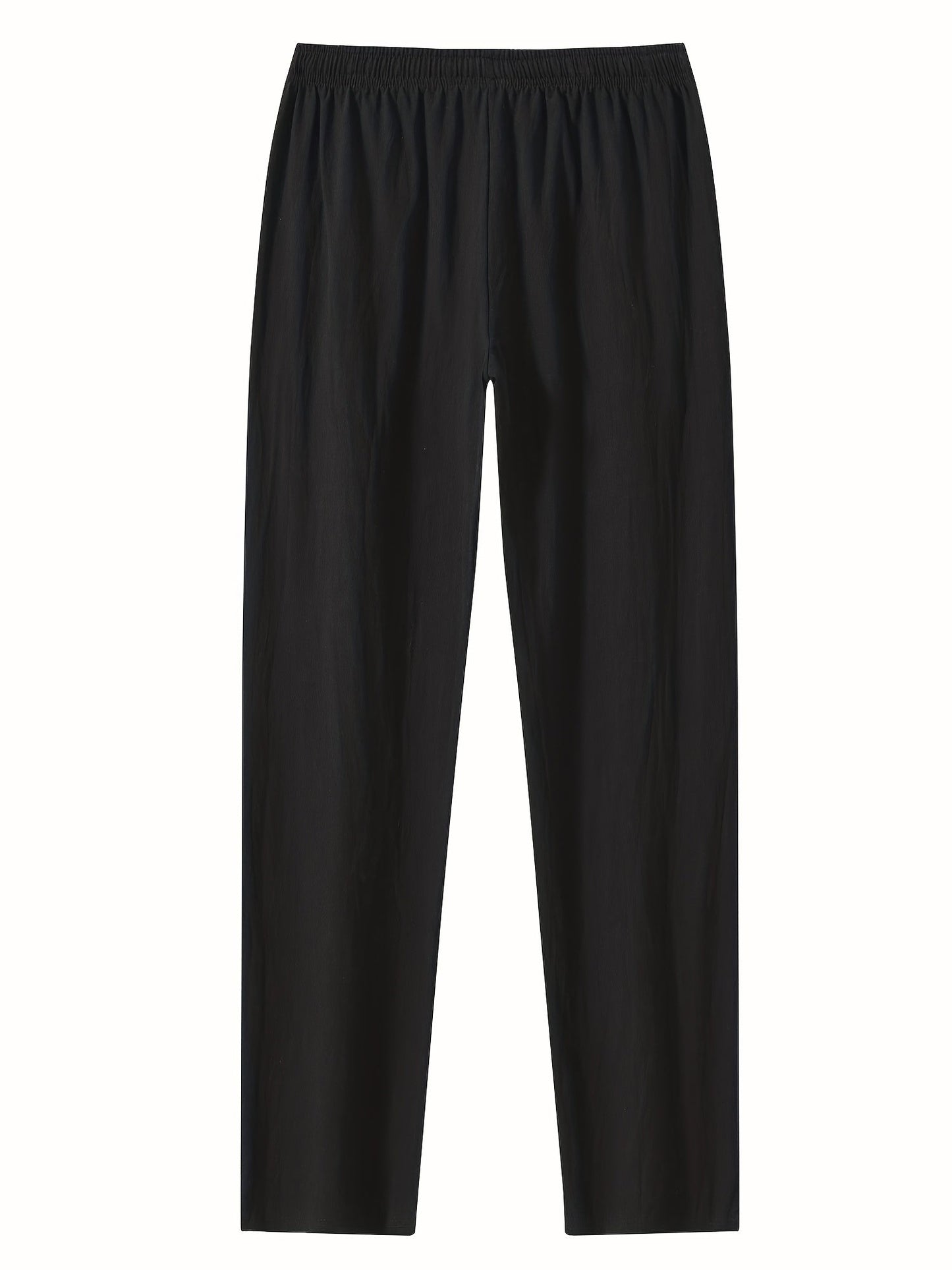 Pantalon décontracté homme style jogging à jambes droites pour l'été