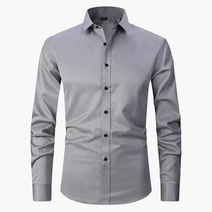 Chemise Slim Fit Homme Élégante Business & Casual – Manches Longues, Style Moderne