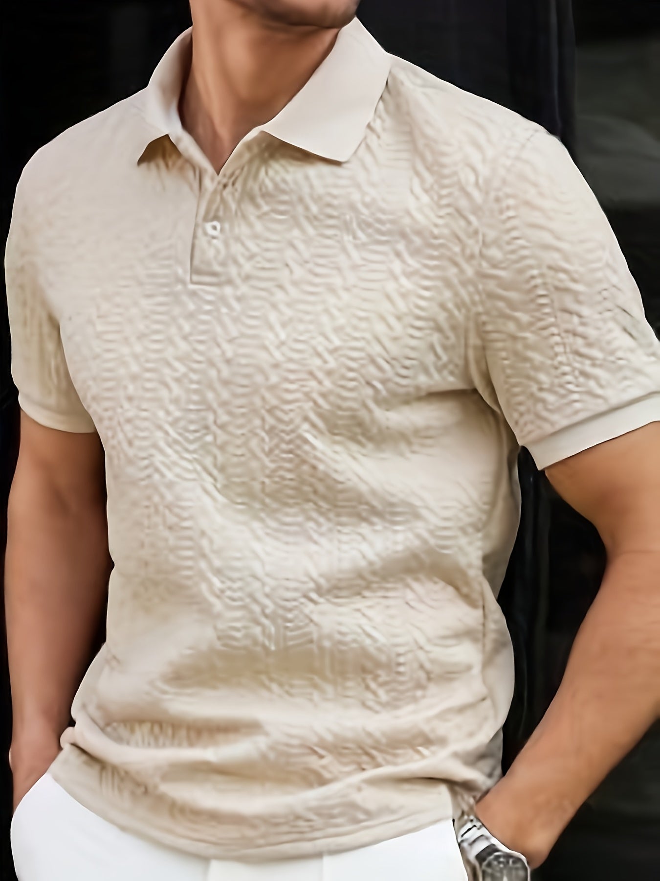 Polo décontracté homme style chic pour sorties et loisirs