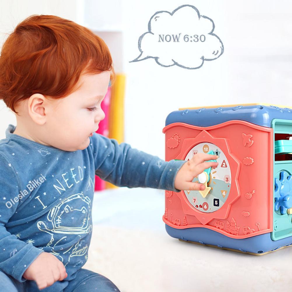 Jouet éducatif Montessori enfant – Cube d'activités sensoriel et mathématique