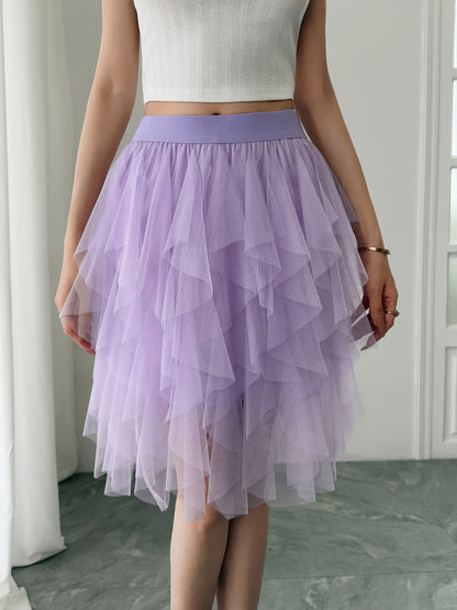 Eleganter Damen-Tutu-Rock im Tänzerinnen-Stil für festliche oder alltägliche Outfits