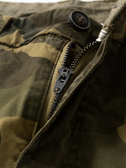 Pantaloni cargo corti stile mimetico militare da uomo – Ideali per esterni, tempo libero e vacanze