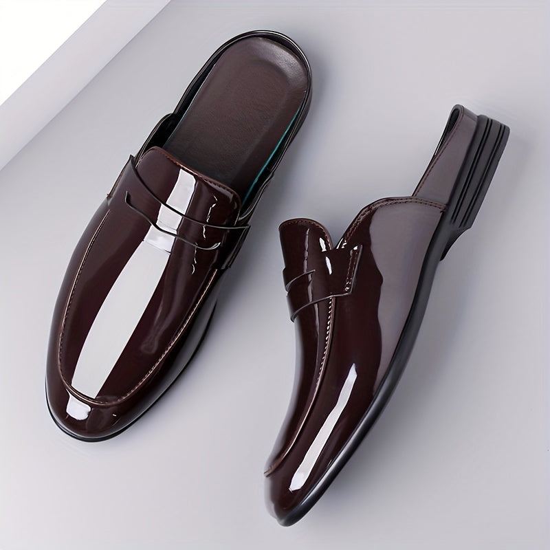Open heren mocassins in moderne formele stijl voor kantoor en elegante evenementen