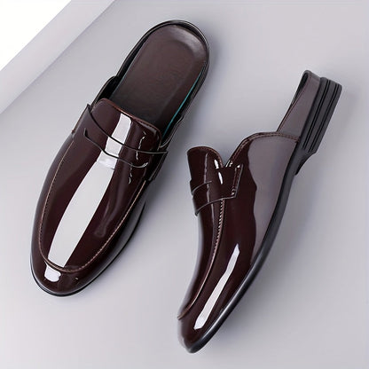 Open heren mocassins in moderne formele stijl voor kantoor en elegante evenementen