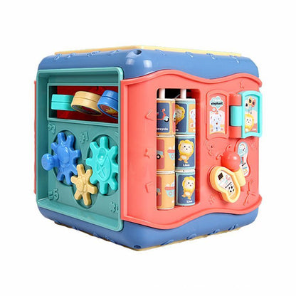 Jouet éducatif Montessori enfant – Cube d'activités sensoriel et mathématique