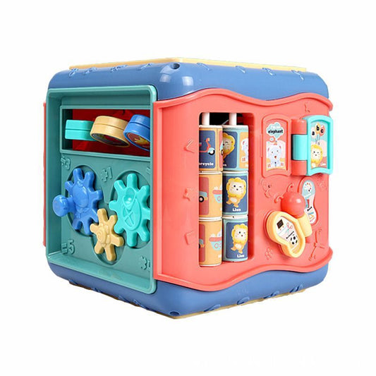 Jouet éducatif Montessori enfant – Cube d'activités sensoriel et mathématique