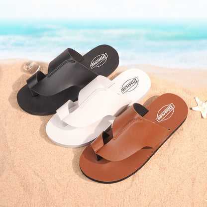 Vintage herrsandaler för strand och vardagsbruk - avslappnad stil