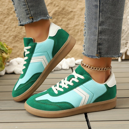 Baskets décontractées pour femme style rétro urbain