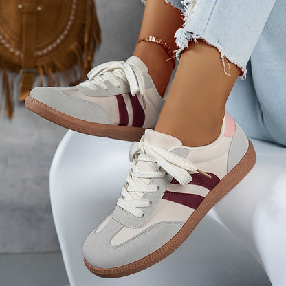 Sneakers casual da donna stile retrò urbano – Scarpe alla moda per tutti i giorni