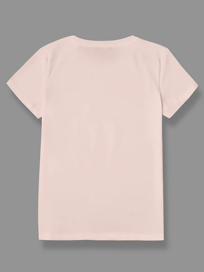 T-shirt graphique décontracté femme slogan humoristique "NOPE not today" style relax