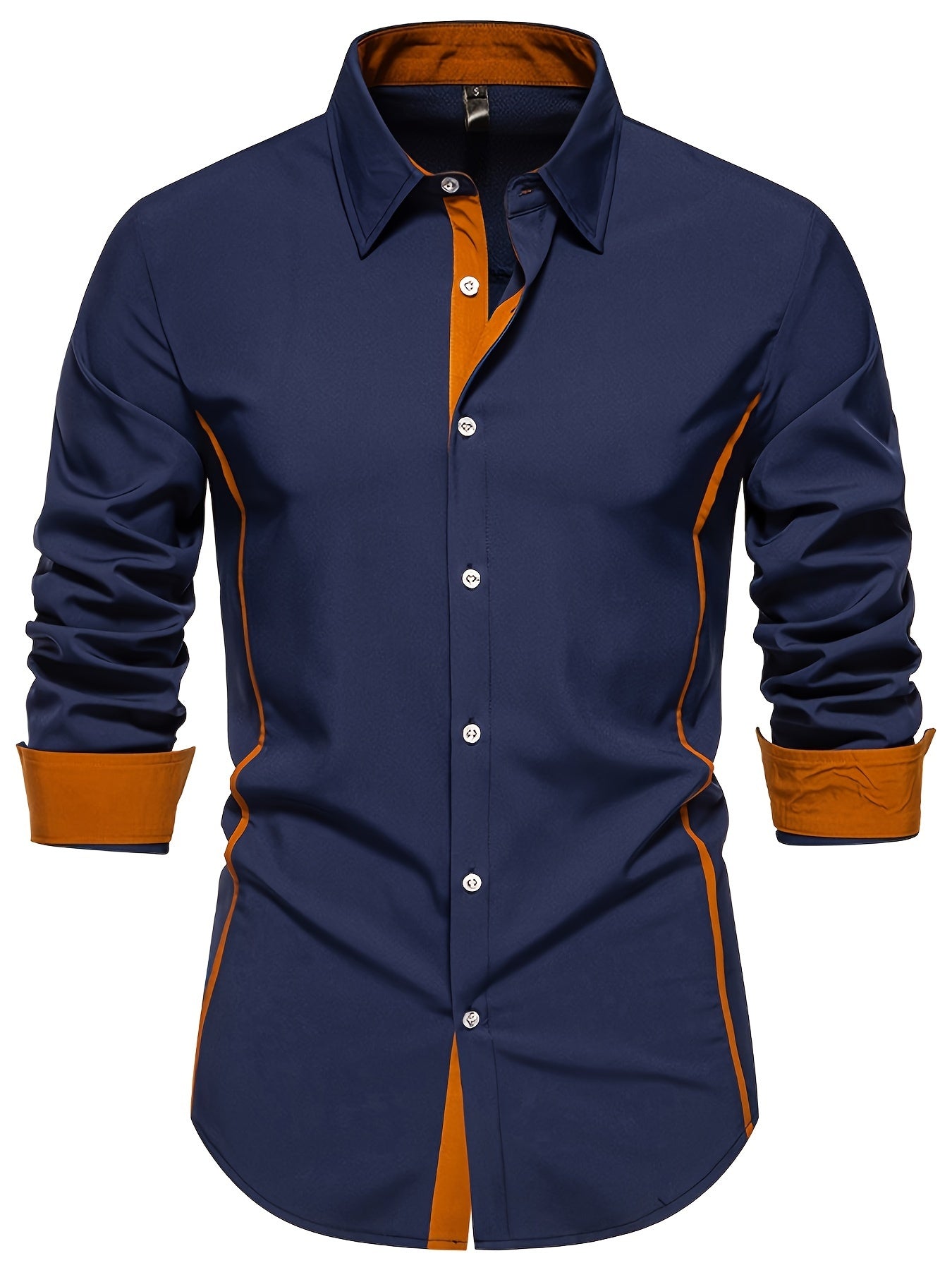 Herenoverhemd Slim Fit Casual Stijl Met Knopen Voor Dagelijks Gebruik of Kantoor