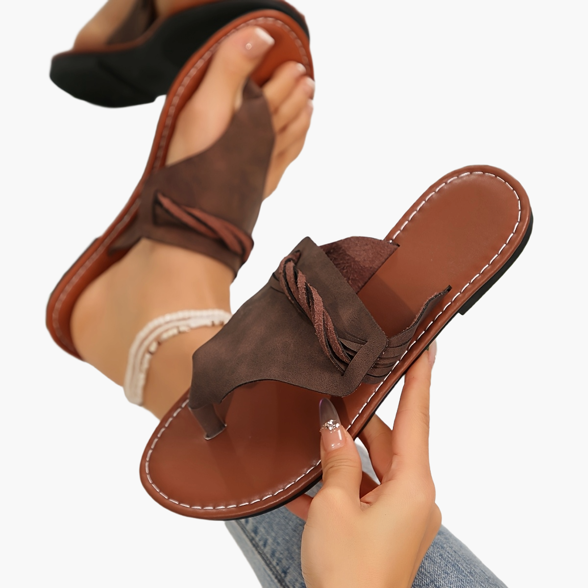 Women's Summer Sandals Bohemian Style Comfortable Chic Slip-On