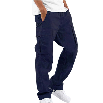 Pantalon cargo homme coupe droite style urbain et fonctionnel