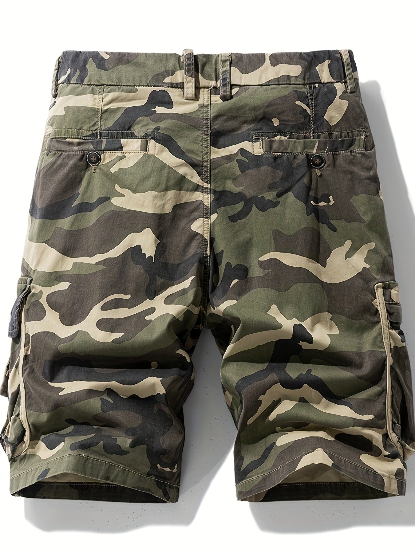 Pantaloni cargo corti stile mimetico militare da uomo – Ideali per esterni, tempo libero e vacanze