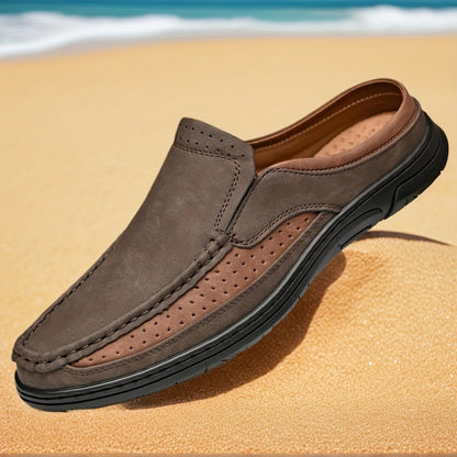 Lässige Herrenschlupfschuhe zum Hineinschlüpfen im Loafer-Stil für Freizeit und Sommer  