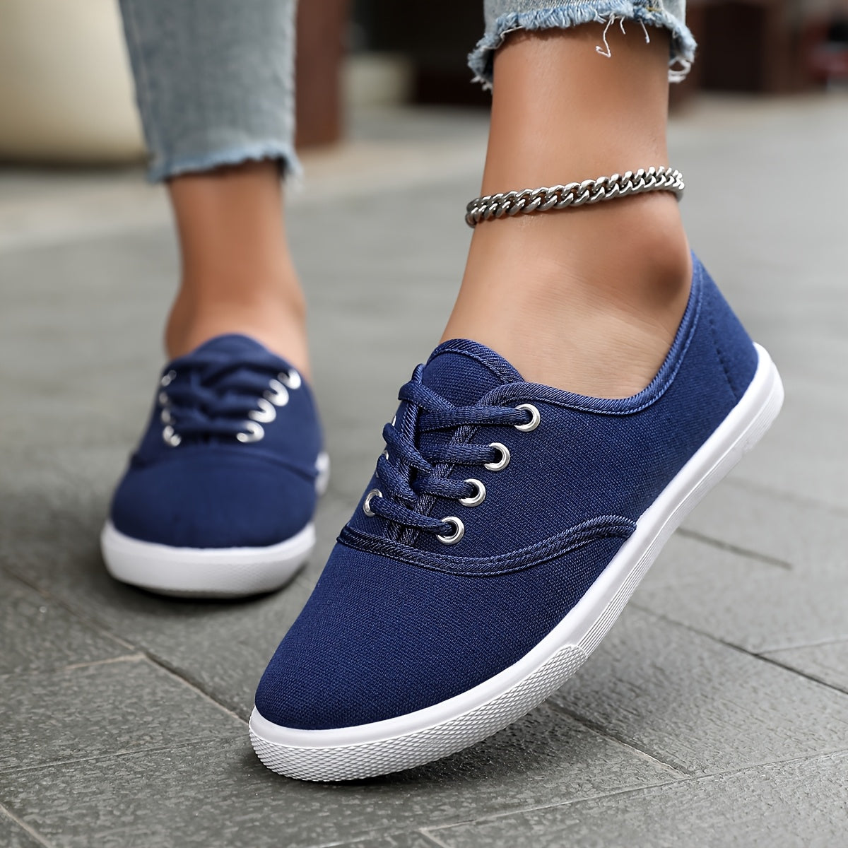 Baskets basses décontractées pour femme – Style urbain polyvalent et confort au quotidien