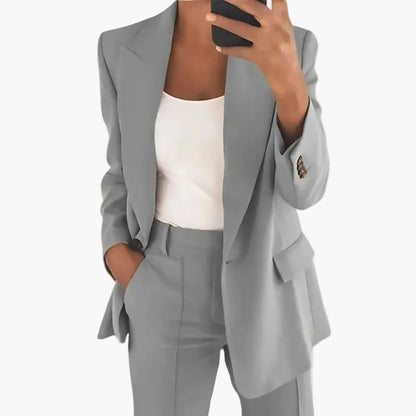 Tailleur Pantalon Femme Élégant Style Moderne pour Bureau et Occasions Spéciales