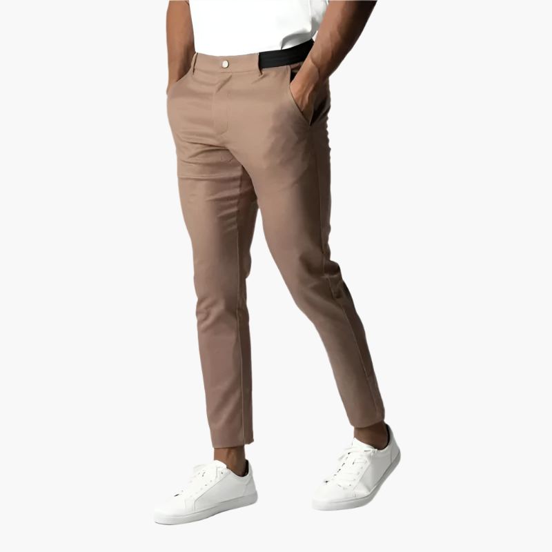 Elegante en veelzijdige herenchino met moderne pasvorm – stedelijke stijl en dagelijks comfort