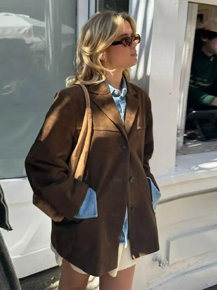 Cappotto trench oversize stile elegante per donna – Ideale per autunno e inverno