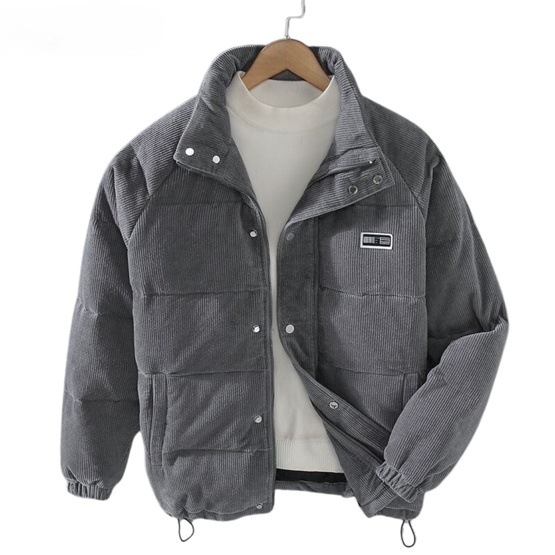 Chaqueta acolchada para hombre estilo urbano invierno – Abrigo acolchado cálido y ligero para ciudad y senderismo