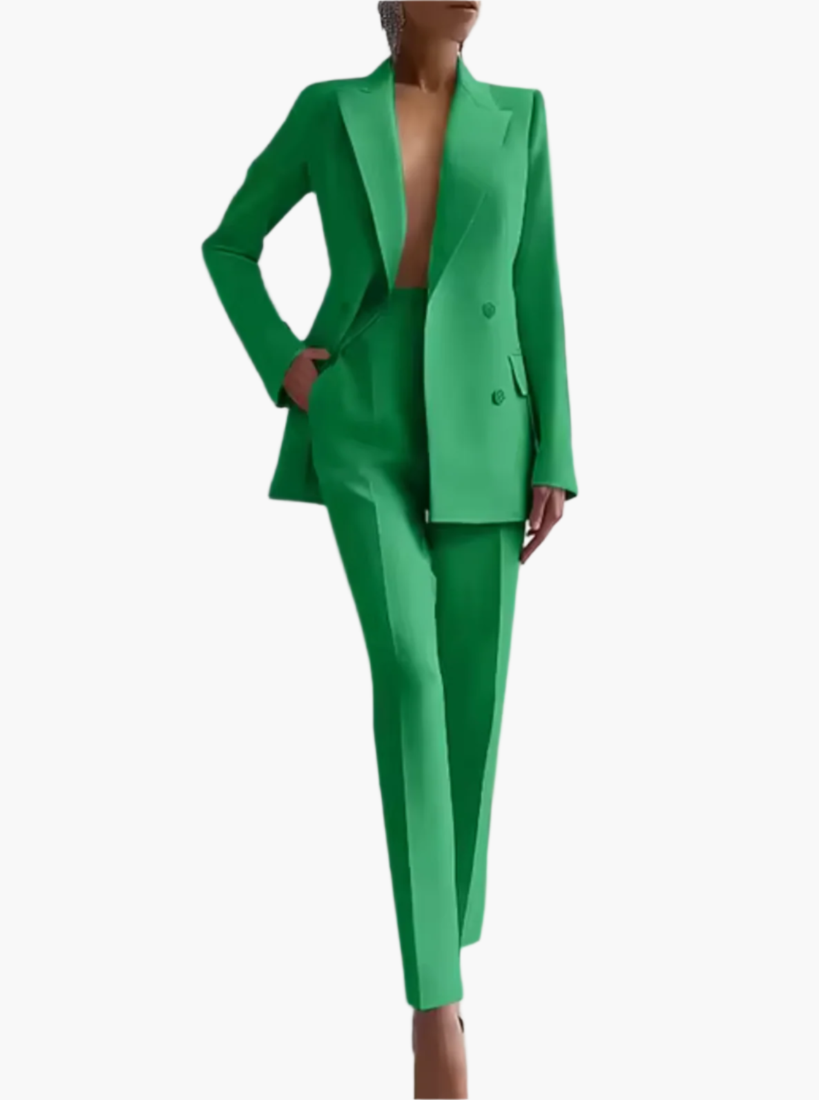 Traje de Pantalón Mujer Chic Profesional Estilo Moderno Negocios