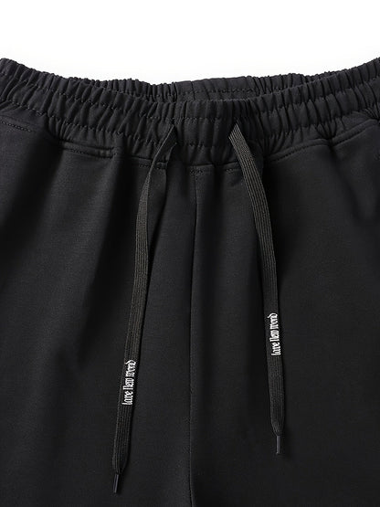 Lot de 3 Pantalons de Survêtement Polaire Homme, Élastique, Doublure Chaude, Poches Zippées, Bleu Marine, Noir et Gris Clair
