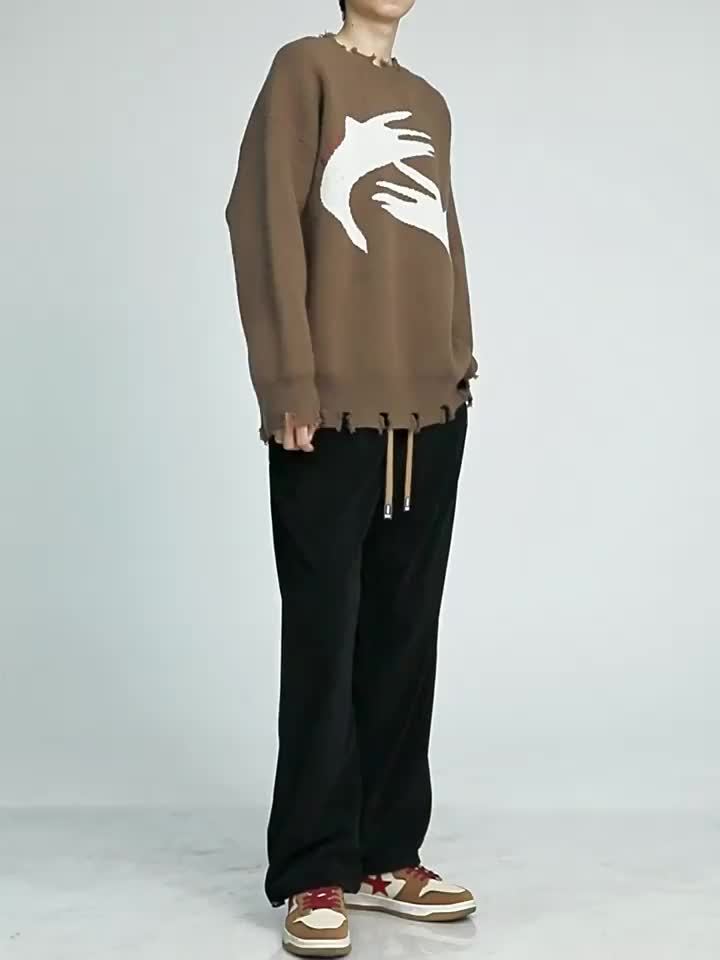 Herrenhose im modernen Stil mit Falten und verstellbarem Kordelzug für Entspannung und Stadt  