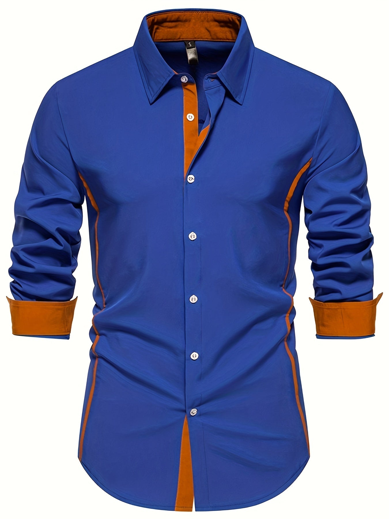 Herenoverhemd Slim Fit Casual Stijl Met Knopen Voor Dagelijks Gebruik of Kantoor