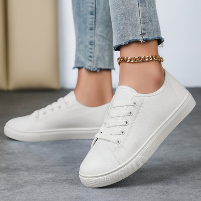 Baskets basses décontractées pour femme style urbain polyvalent