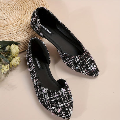 Elegante ballerinaer til kvinder med spids snude, chic hverdagsstil