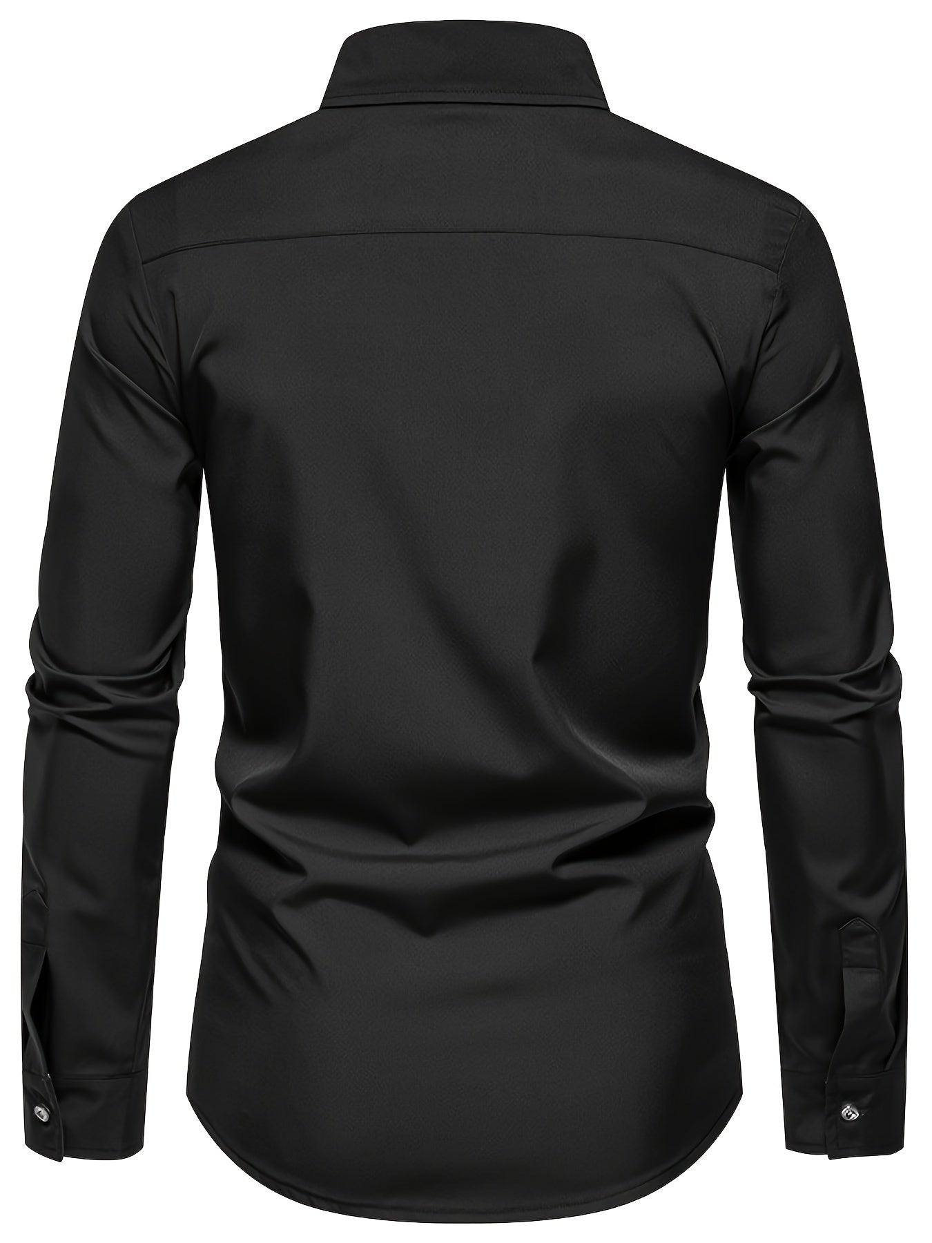 Herenoverhemd Slim Fit Casual Stijl Met Knopen Voor Dagelijks Gebruik of Kantoor