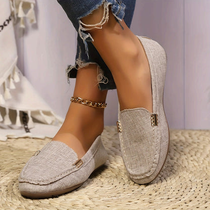 Mocasines casuales para mujer estilo penny-loafer urbano elegante