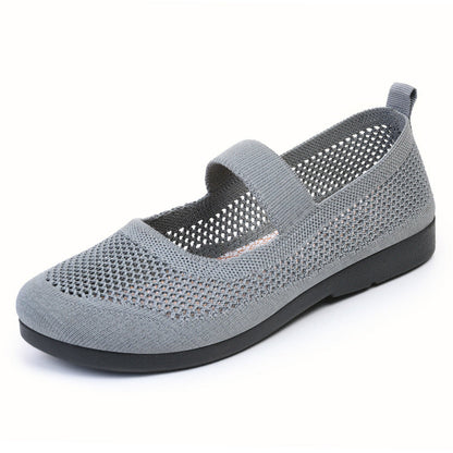 Damskie wygodne buty na pasku w stylu Mary Jane, oddychające, na co dzień