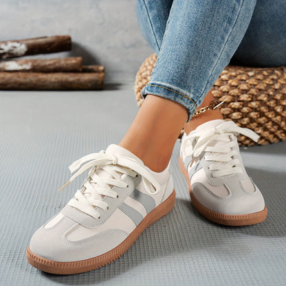 Sneakers casual da donna stile retrò urbano – Scarpe alla moda per tutti i giorni