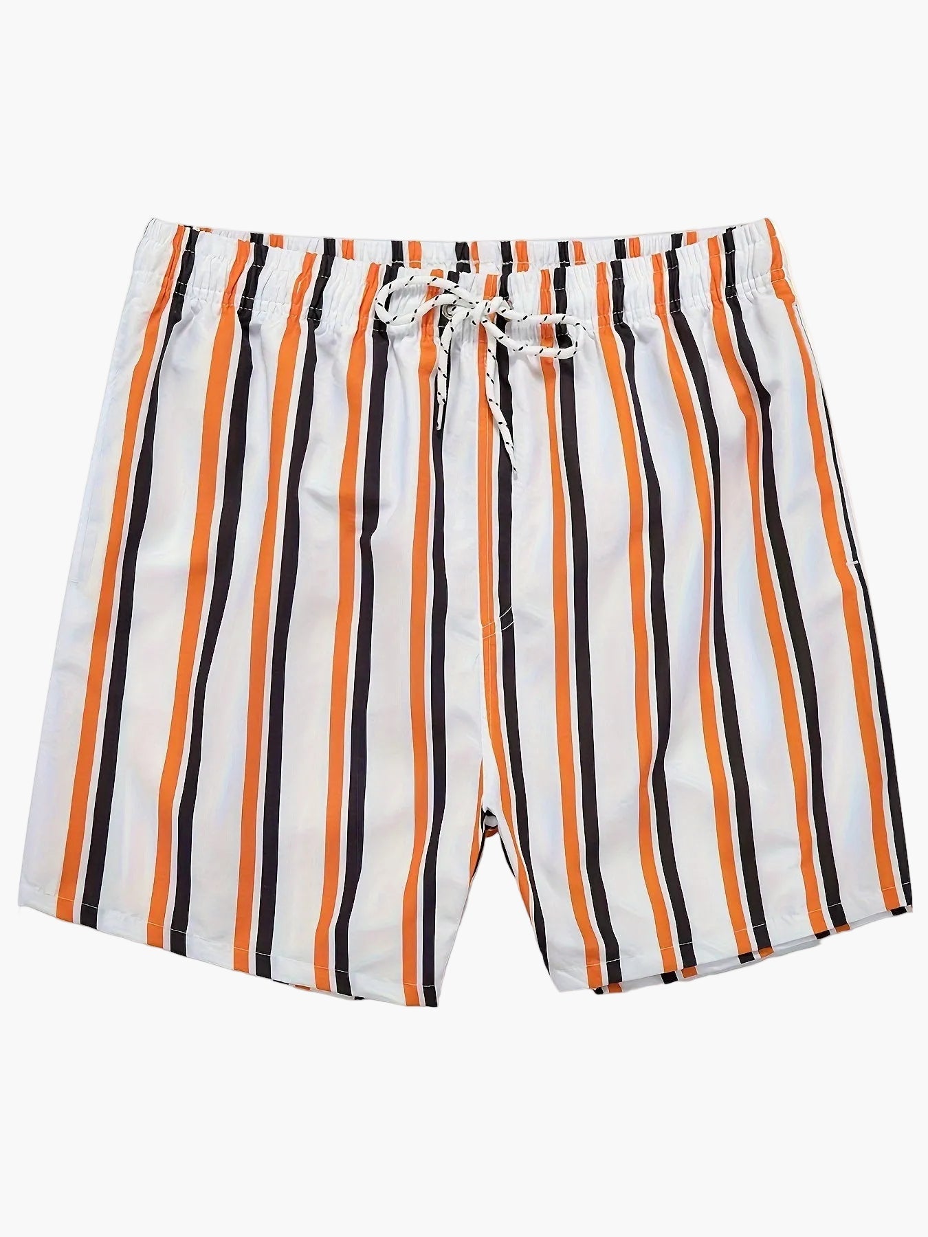 Short de bain homme à rayures style décontracté pour plage et piscine